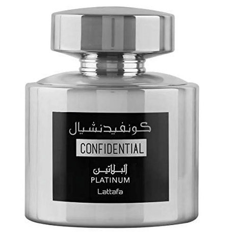 LATTAFA CONFIDENTIAL PLATINUM EAU DE PARFUM SPRAY 100ML
